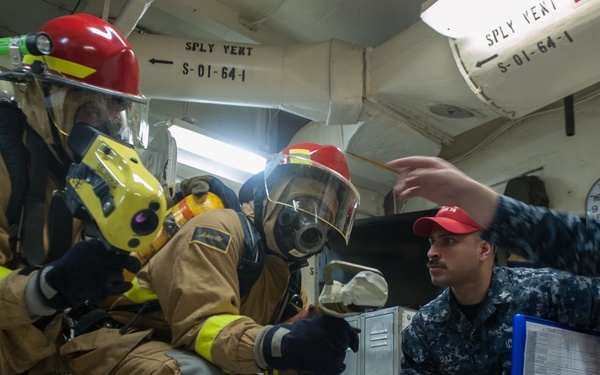 General quarters drill