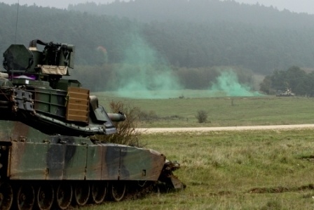 Tanks firing