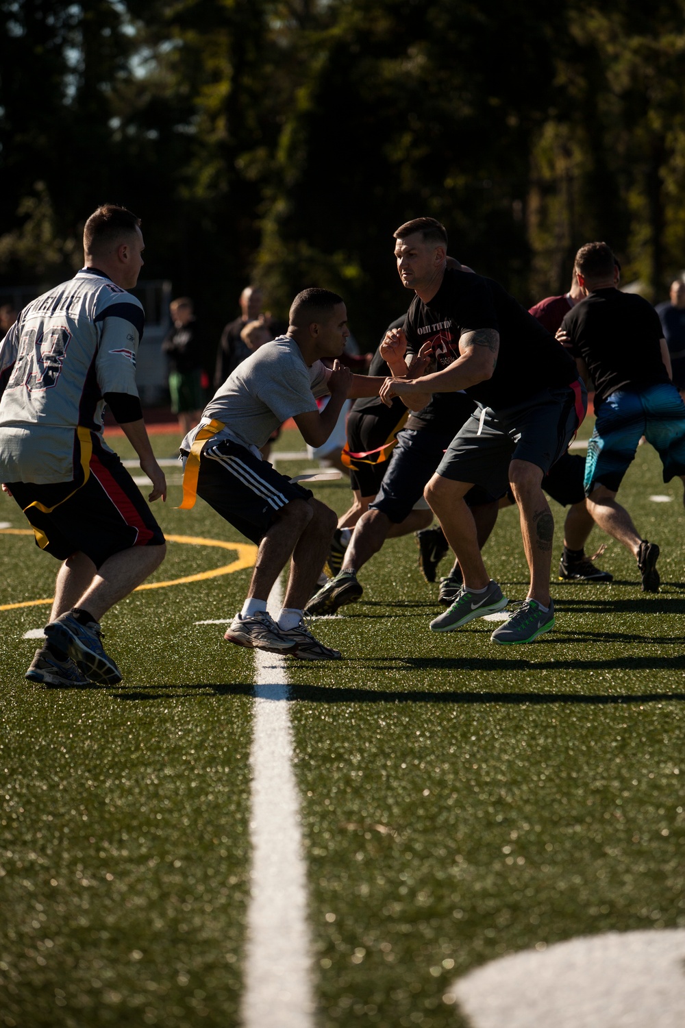 Marines, sailors compete in annual ‘Turkey Bowl’