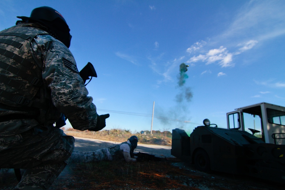 177th Fighter Wing joint active shooter exercise