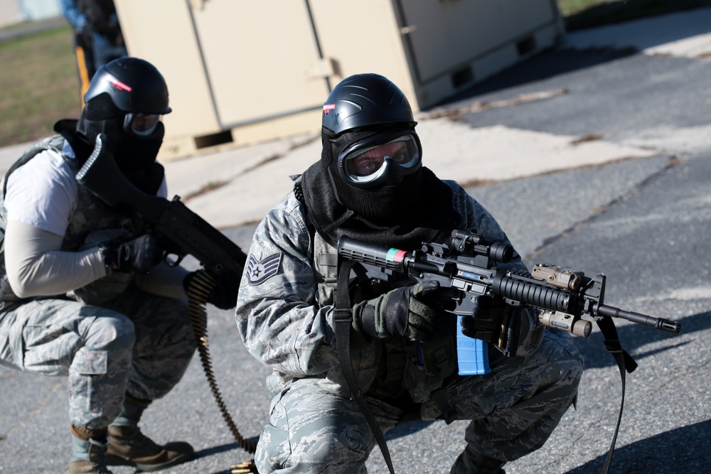 177th Fighter Wing joint active shooter exercise