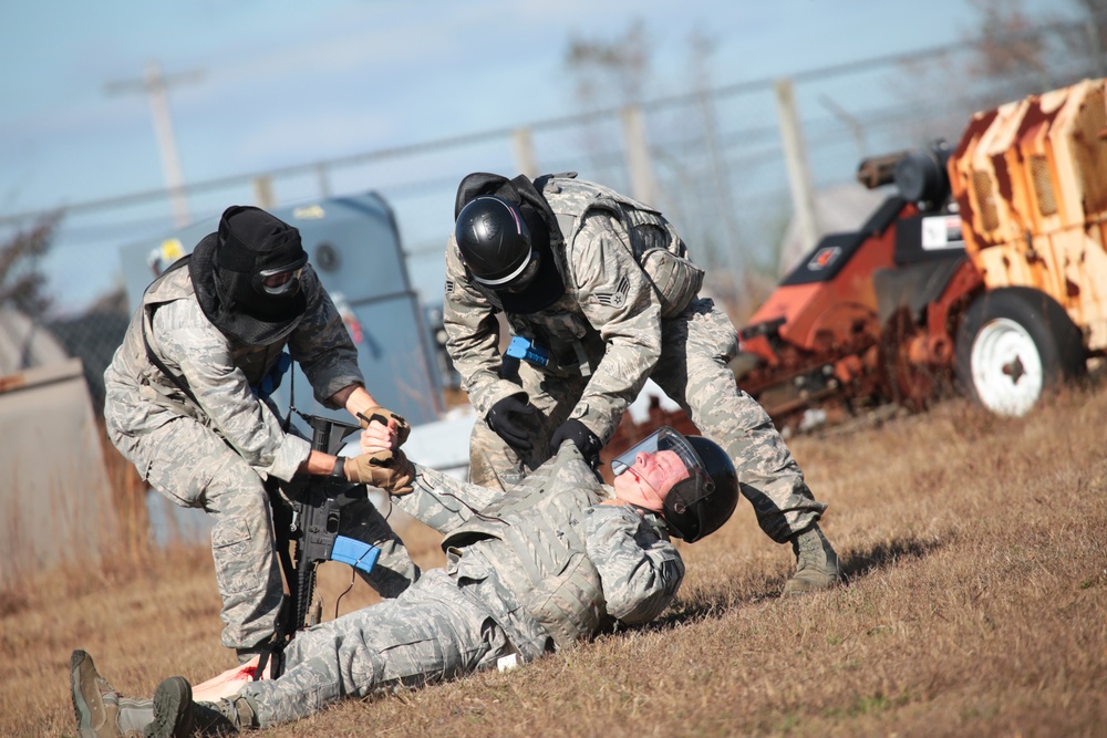 177th Fighter Wing joint active shooter exercise