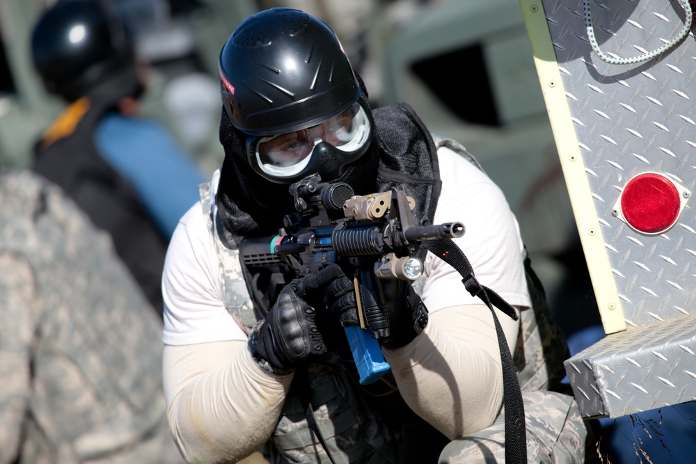 177th Fighter Wing joint active shooter exercise