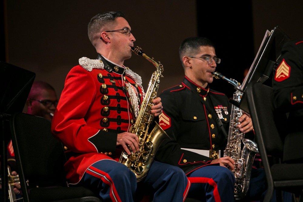 Marine Corps bands perform concert for Hilton Head community