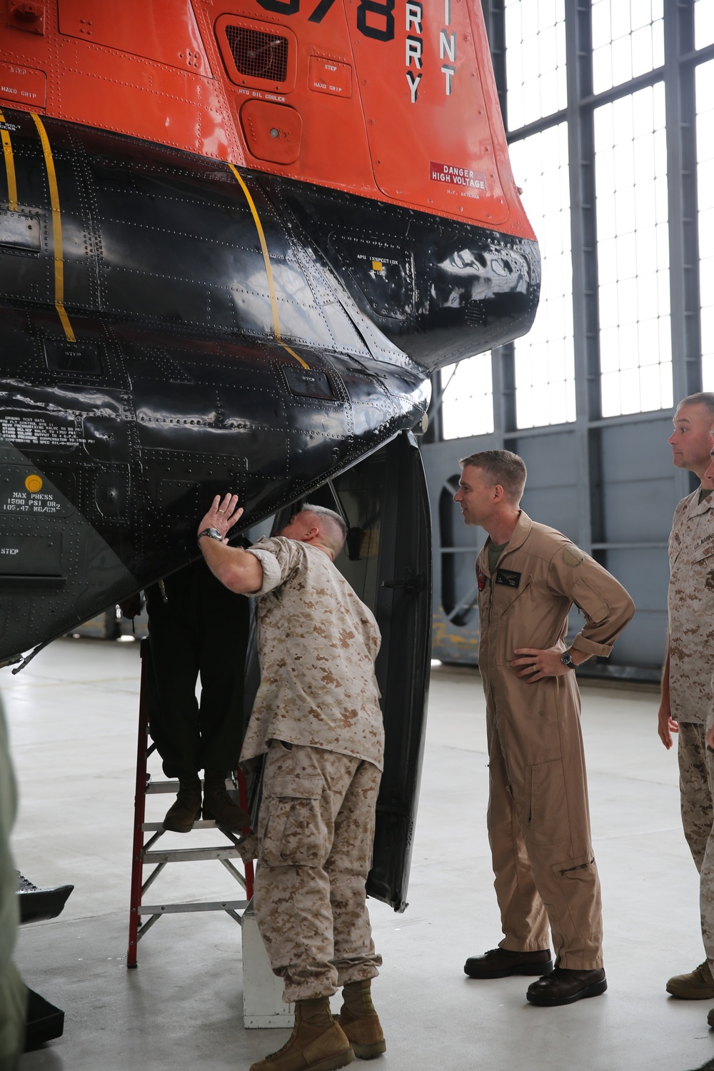 MCI East chief of staff visits Cherry Point
