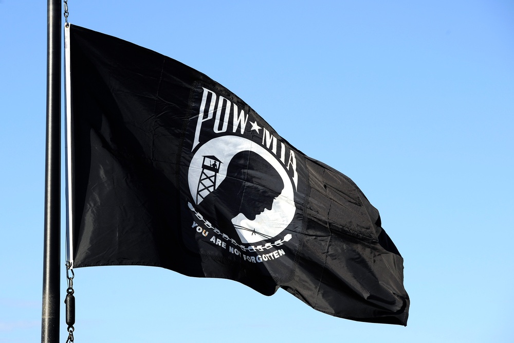 POW/MIA flag flies over Schriever Air Force Base