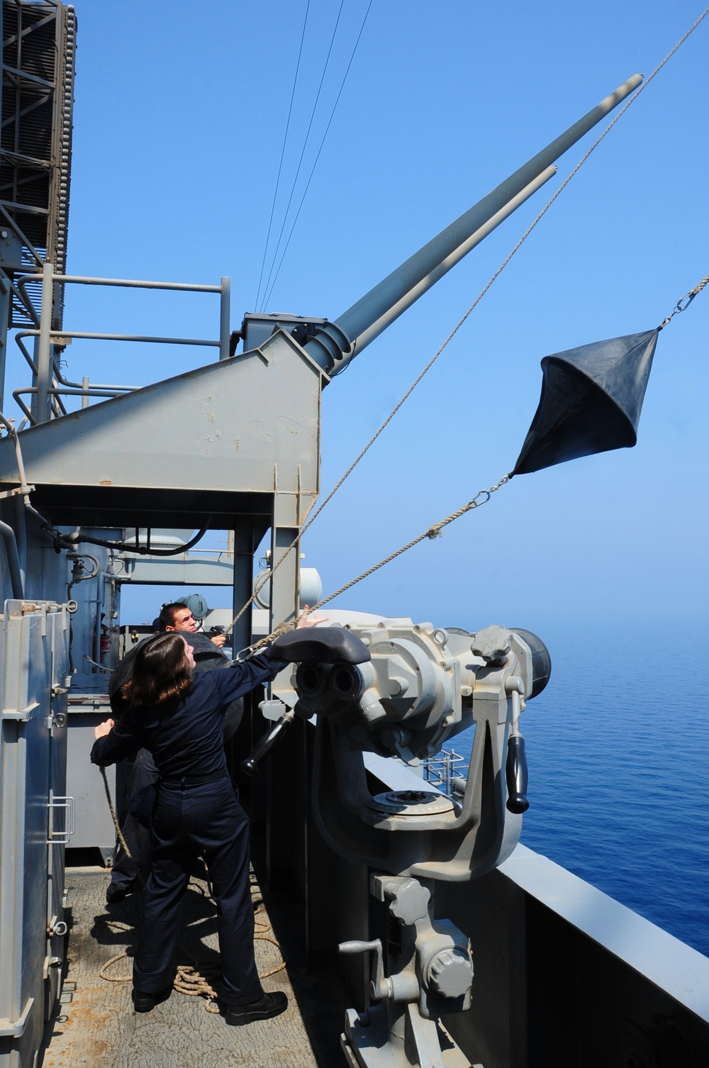 USS George H.W. Bush is supporting maritime security operations and theater security cooperation efforts in the US 5th Fleet area of responsibility