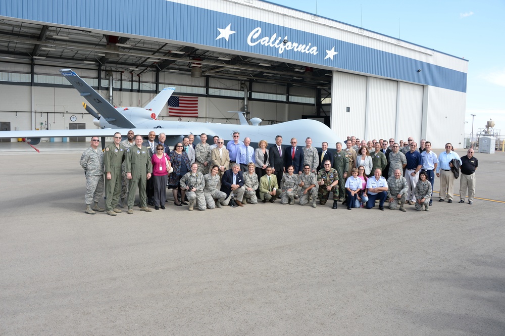 MQ-9 Reaper first flight ceremony