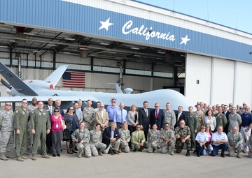 MQ-9 Reaper first flight ceremony