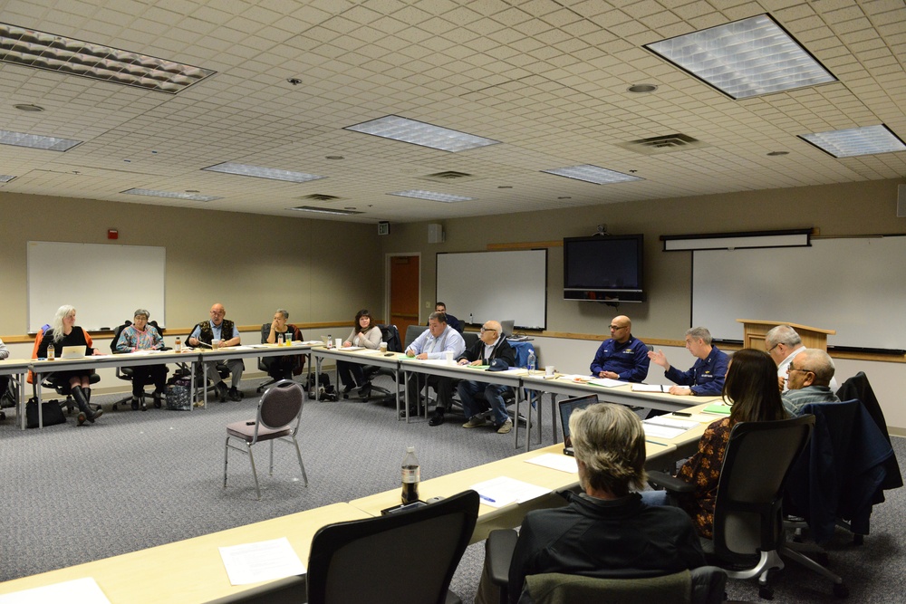 Rear Adm. Abel addresses Arctic Waterways Safety Committee