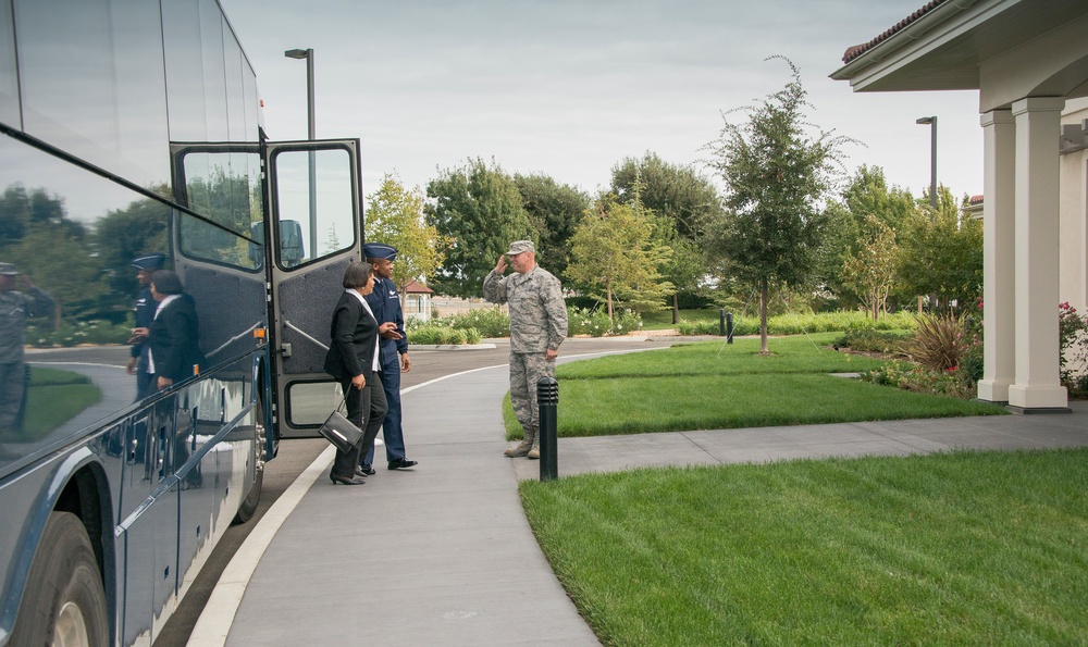 Civic leaders tour with Gen. Darren McDew