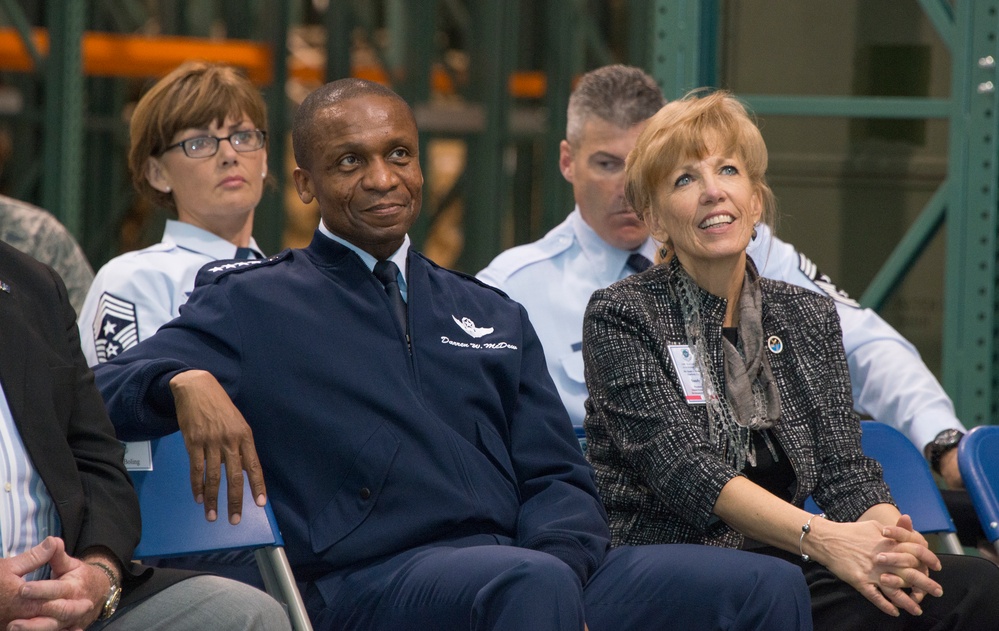 Civic leaders tour with Gen. Darren McDew