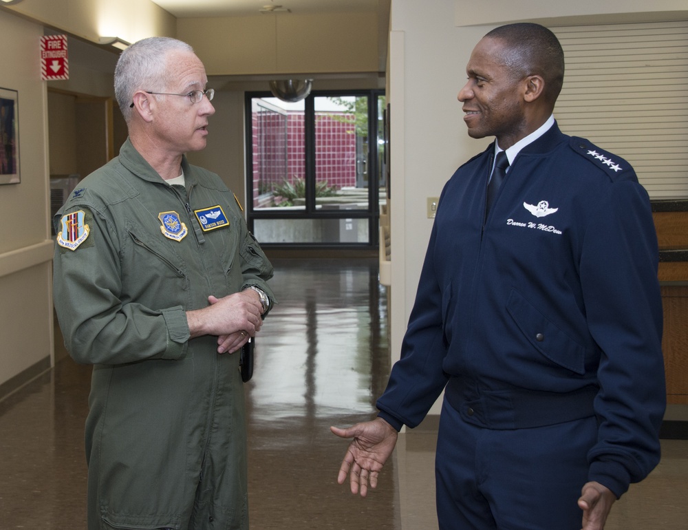 Civic leaders tour with Gen. Darren McDew