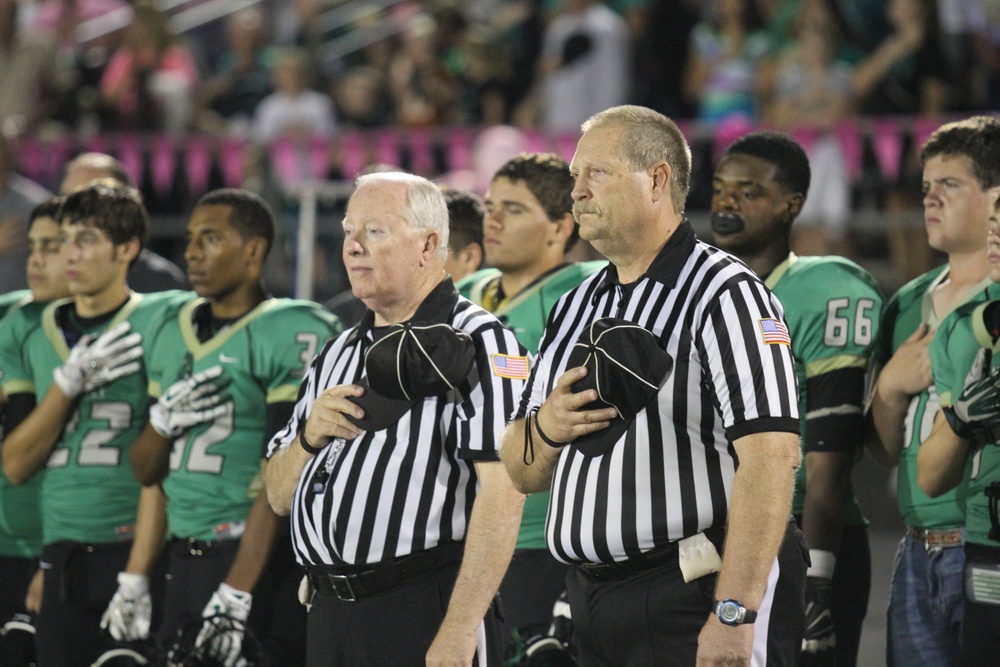 First Team honored during high school football game