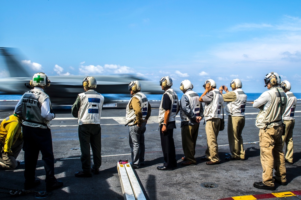 USS George Washington flight deck operations