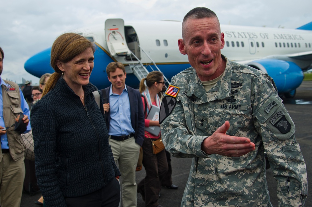 US ambassador to UN arrives in Liberia