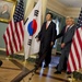 Hagel meets with Secretary of State and ROK Officials