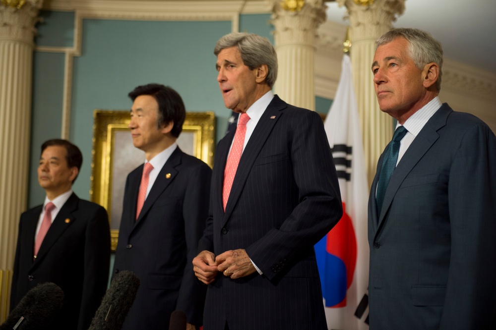 Secretary of Defense meets with Secretary of State and ROK officials