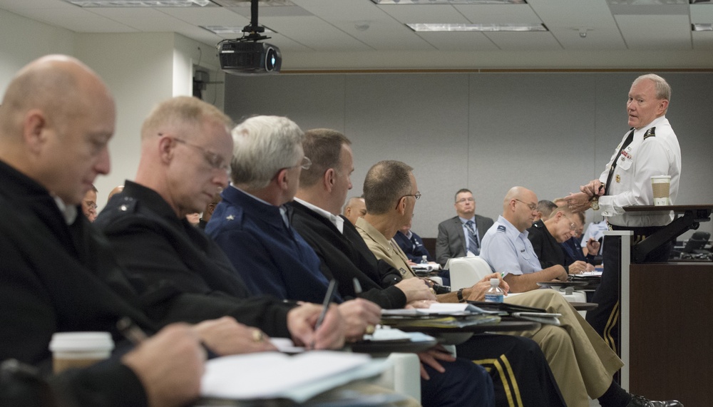 General Dempsey speaks to National Defense University