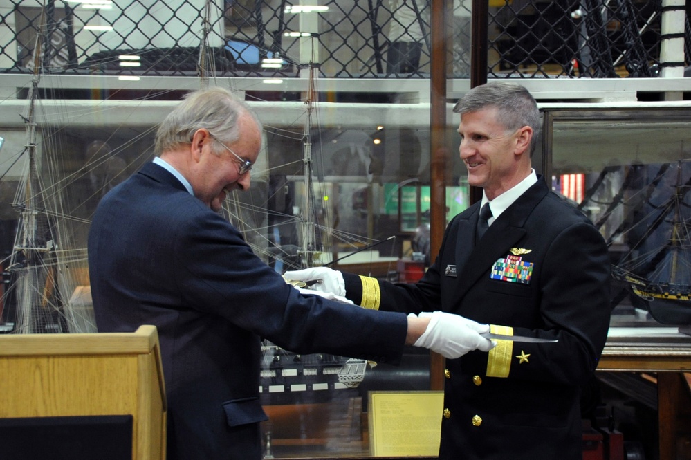 National Navy Museum Hosts Reception of Commodore Joshua Barney’s iconic sword