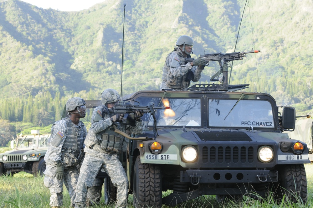 45th STB builds confidence, teamwork during live-fire exercise