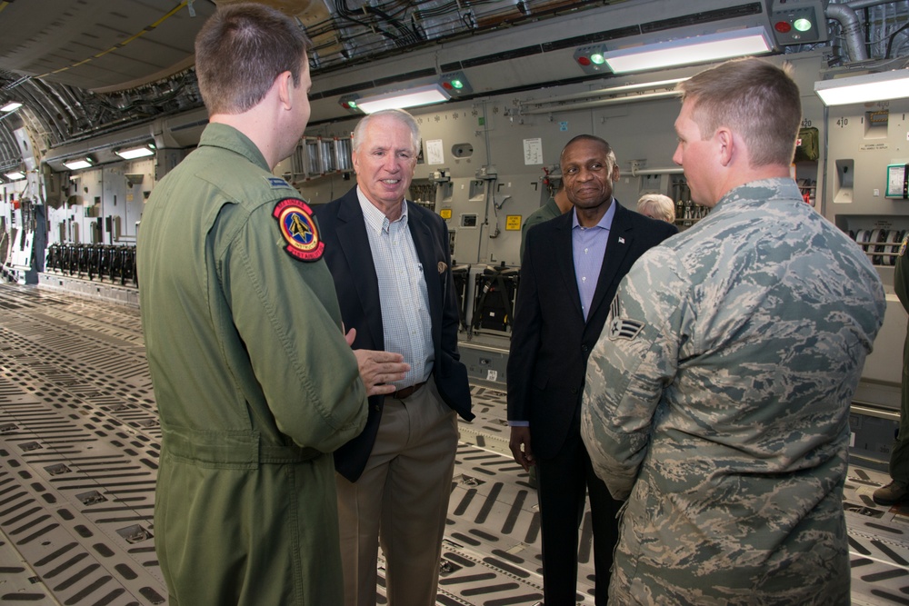 Travis AFB civic leader tour, with Gen. Darren McDew