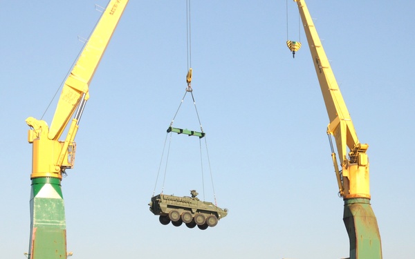 Shipping US Army equipment for Orient Shield 14, a huge undertaking