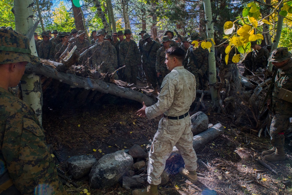 Marines conduct mountain warfare training