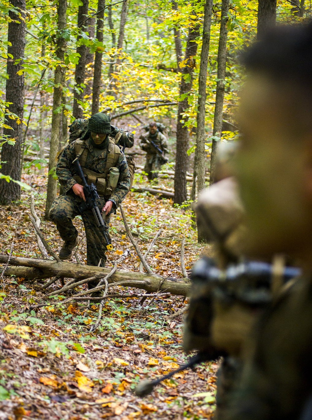 Scout Snipers conduct field training at TBS