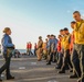 USS Iwo Jima Sailors conduct foreign object debris walk-down