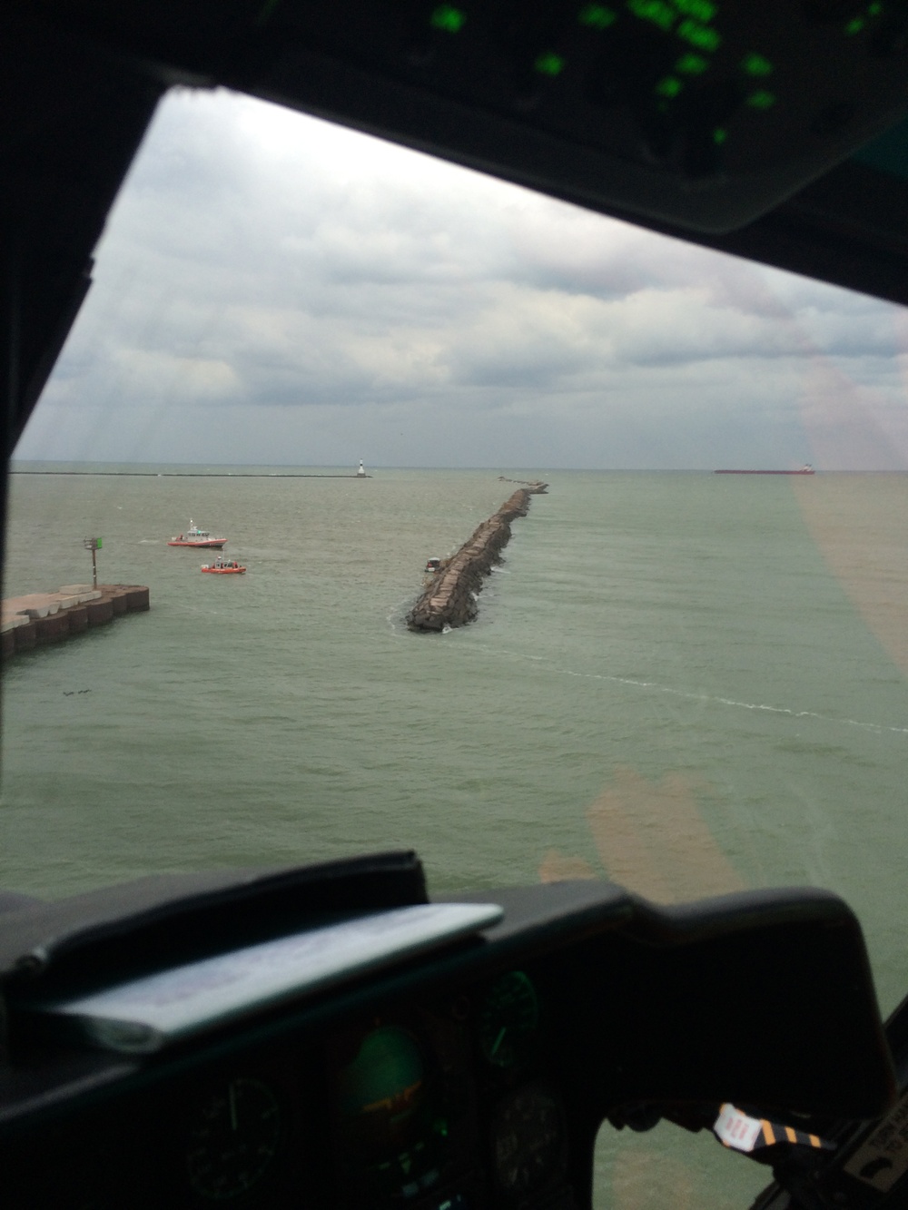 Coast Guard rescues two from sinking boat in Lake Erie