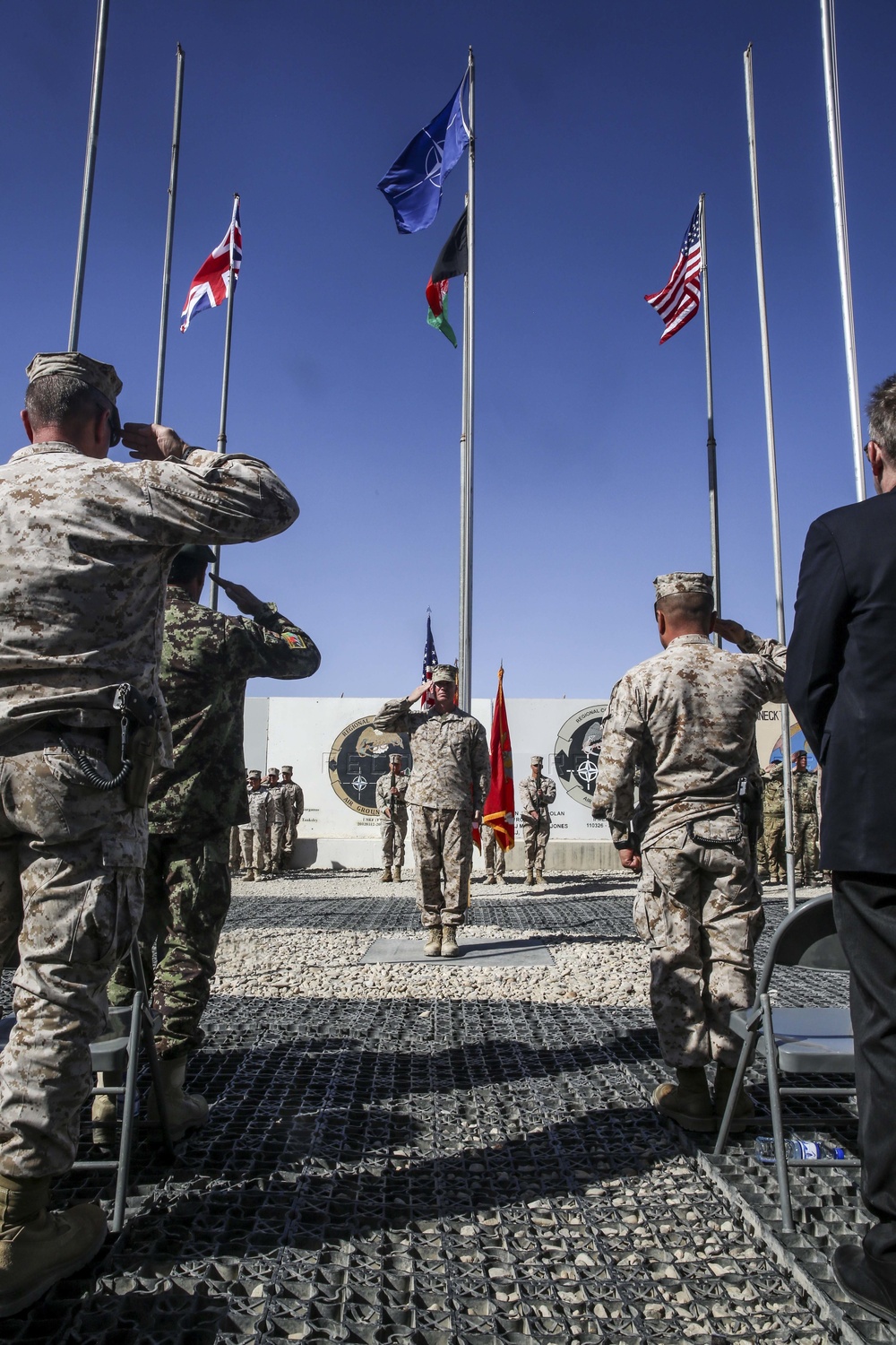 1st Battalion 2nd Marine Regiment bids farewell to Helmand province