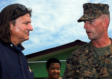 UNMEER delegation visits US Ebola response operations in Liberia