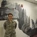 Airman paints mural