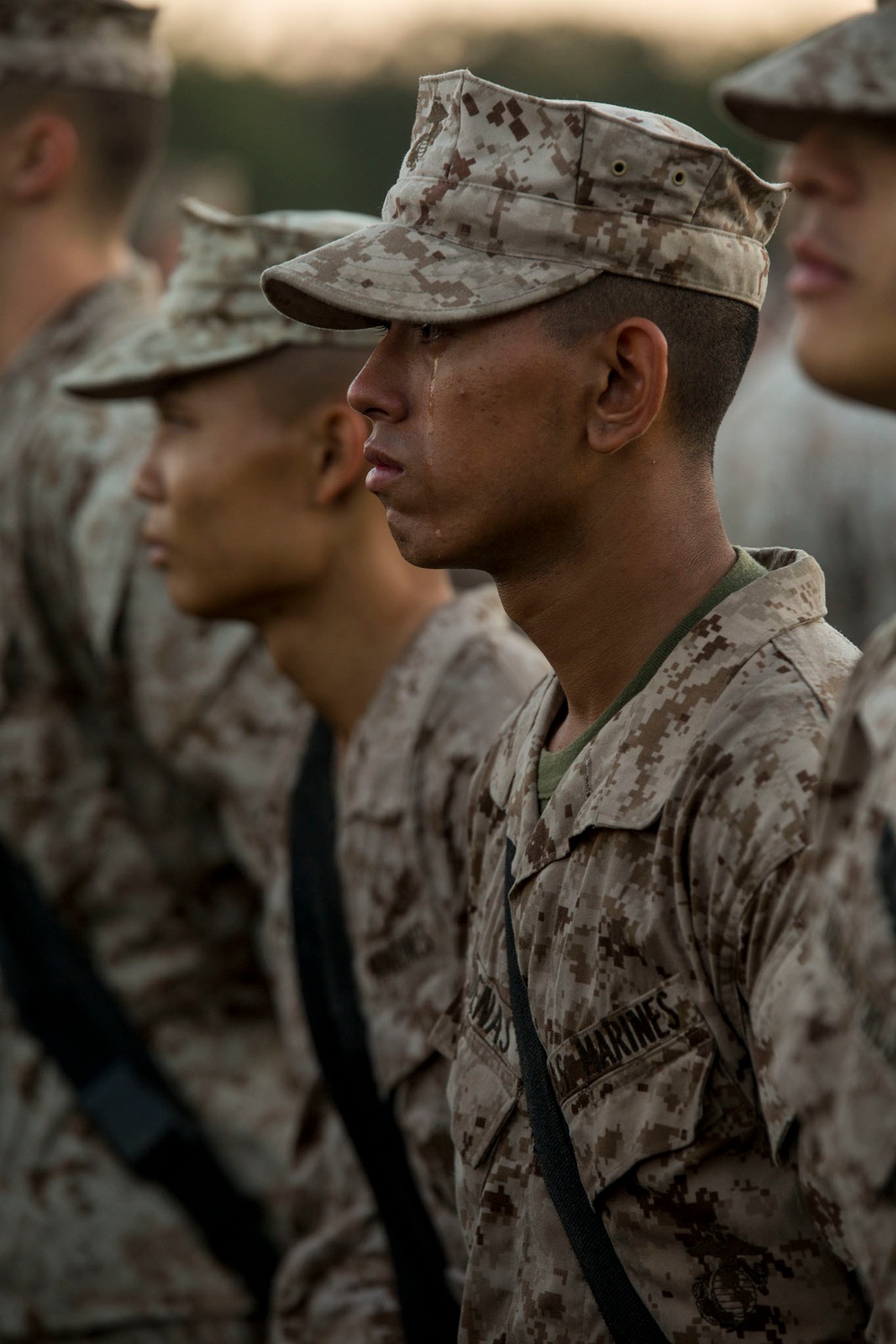 Photo Gallery: Marine recruits earn title, emblem on Parris Island