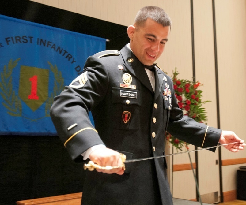 EOD Soldier honored by 1st Infantry Division Society