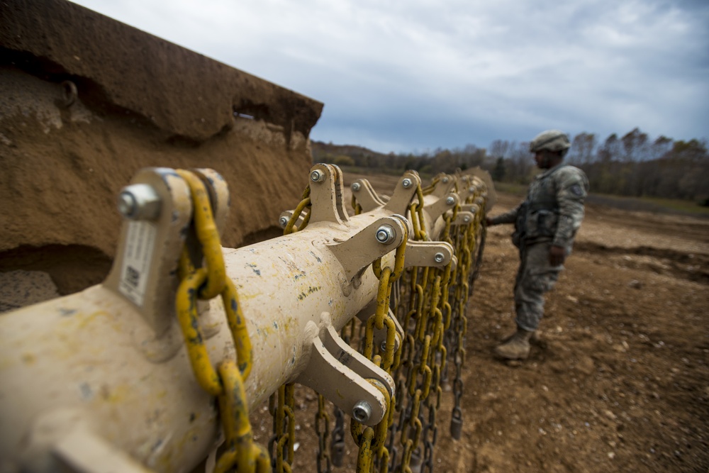 Army Reserve lays down the hammer, striking through mine fields with a force