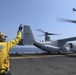 MV-22B Ospreys with VMM-163 (REIN), take of from the flight deck aboard the USS Makin Island