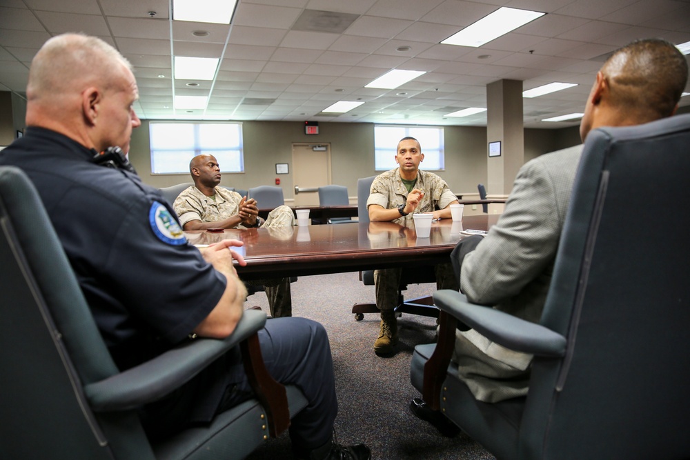 Police Chiefs’ Association meets aboard Air Station