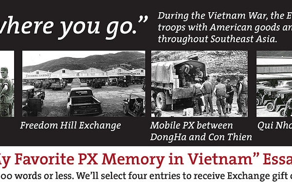 Exchange essay contest highlights PX memories in Vietnam