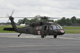 Black Hawks from the Delaware National Guard's 126th Aviation Detachment head to Fort Hood