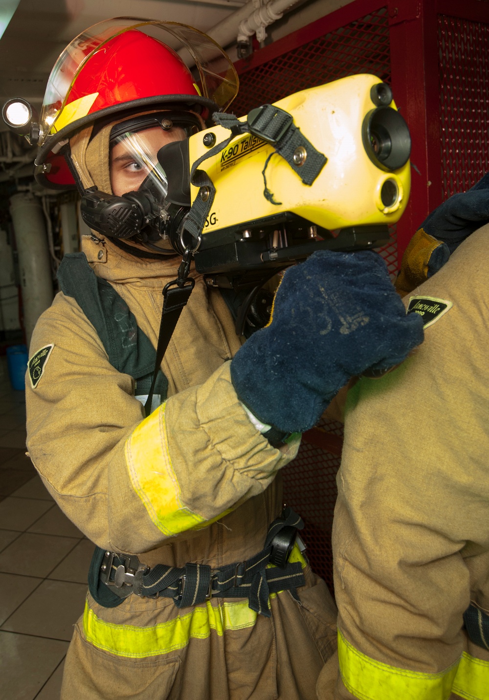 USS Carl Vinson general quarters drill