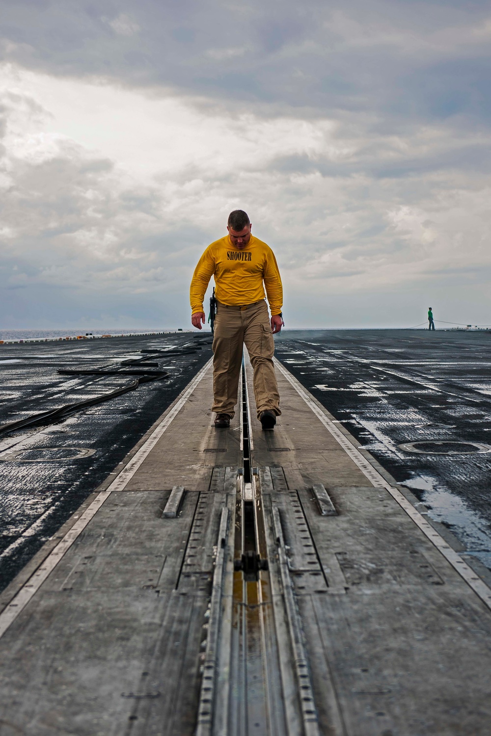 Inspecting catapult two