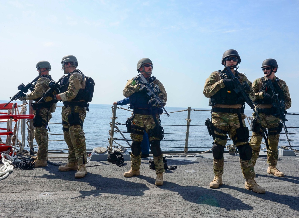USS Sterett VBSS exercise