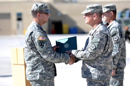 Nevada National Guard Soldiers receive awards for pulling car-crash victim from burning vehicle, assisting at the scene of the accident