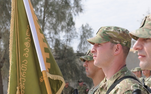 Georgian Special Mountain Battalion ends Afghan mission with ceremony