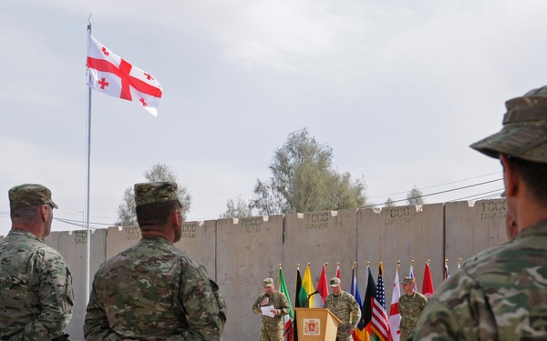 Georgian Special Mountain Battalion ends Afghan mission with ceremony