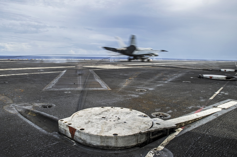 USS George Washington flight deck operations