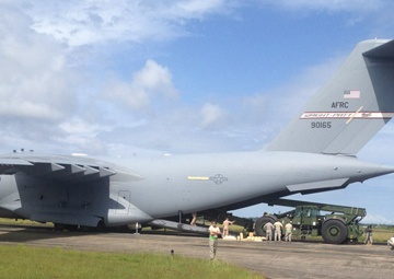 DLA Distribution supplies cargo handler for Operation United Assistance