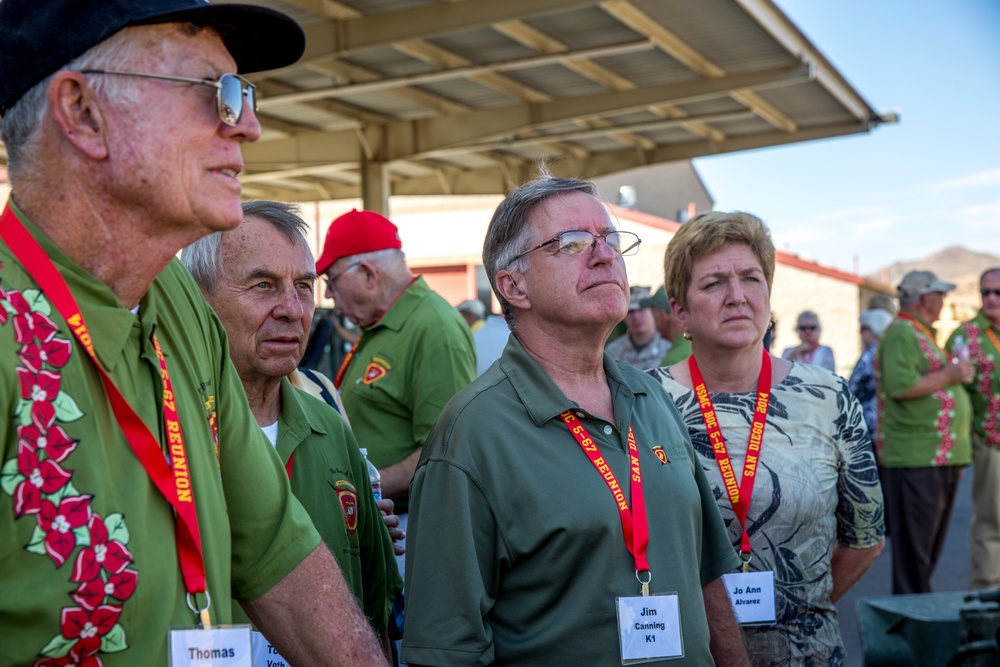 Retired Marine Officers Reunite Aboard Camp Pendleton